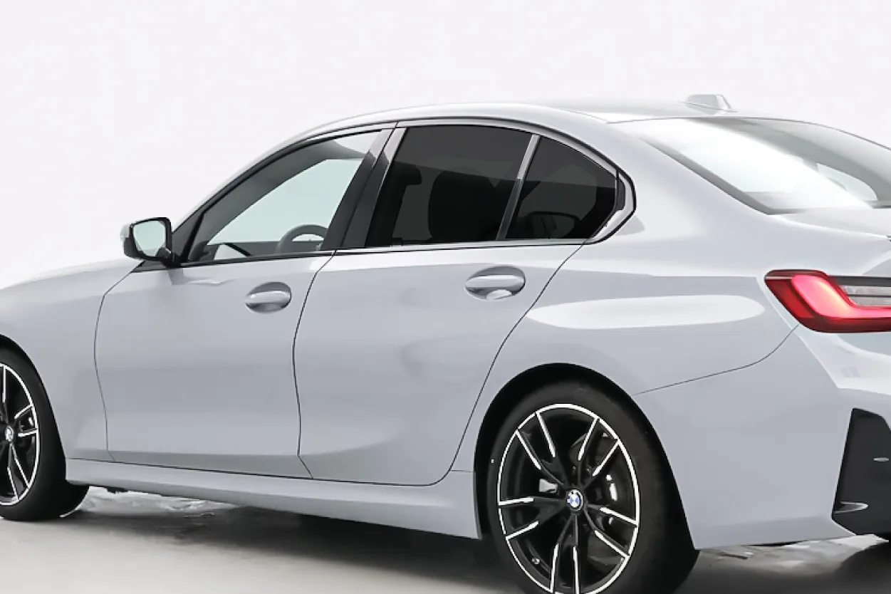 Rear side windows wearing the darkest film Washington allows