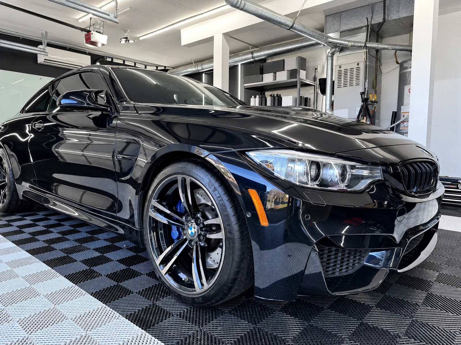 Black BMW M4 at Complete Ceramic Coating in Auburn, WA